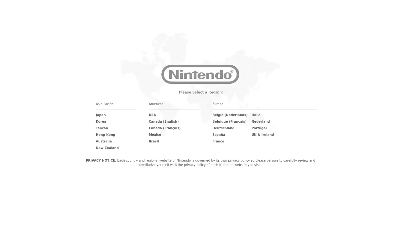 nintendo.com in 2010