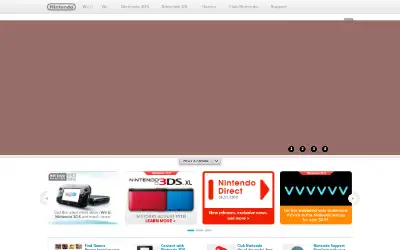 nintendo.com in 2012