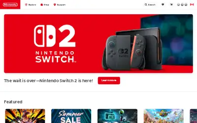 nintendo.com in 2025