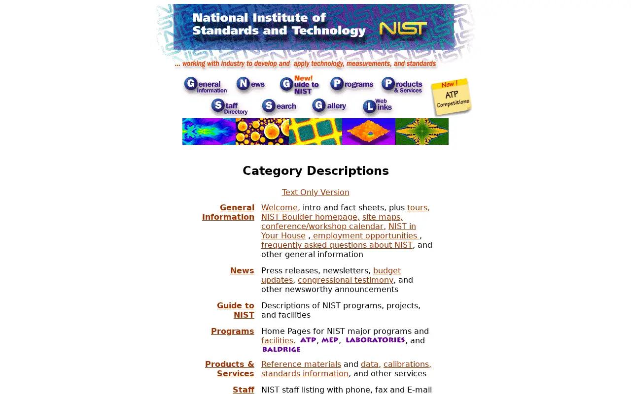 nist.gov in 1997
