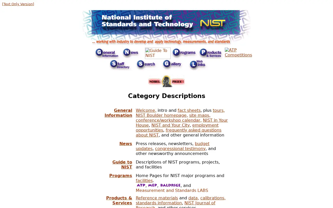 nist.gov in 1998