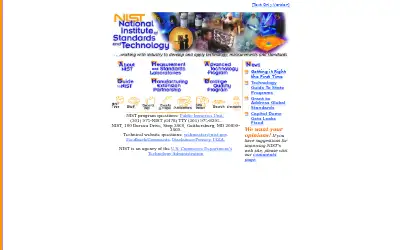 nist.gov in 2000