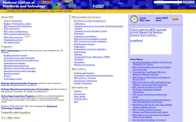 nist.gov in 2009