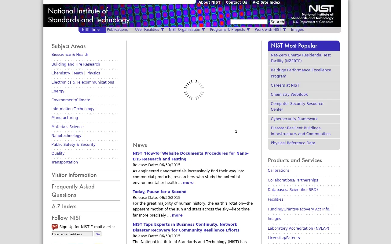 nist.gov in 2015