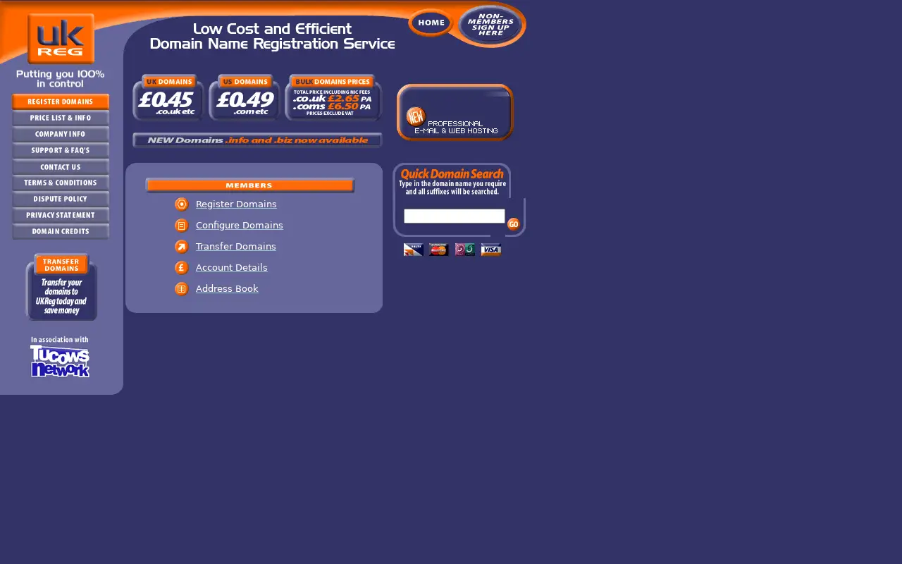 universedesigns.com in 2003