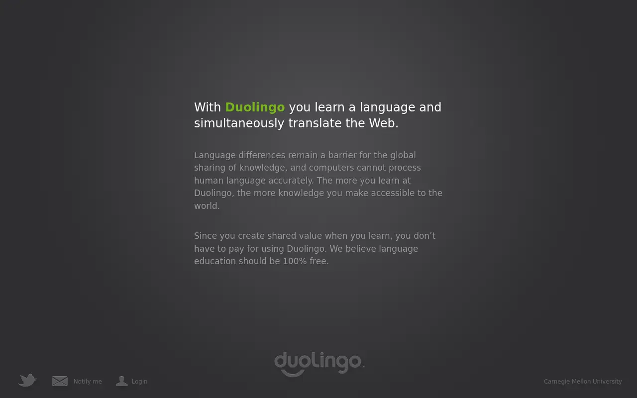 duolingo.com on July 13, 2011