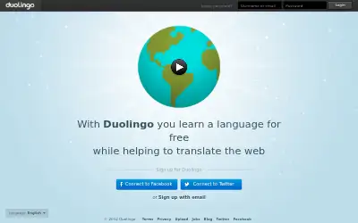 duolingo.com in 2012