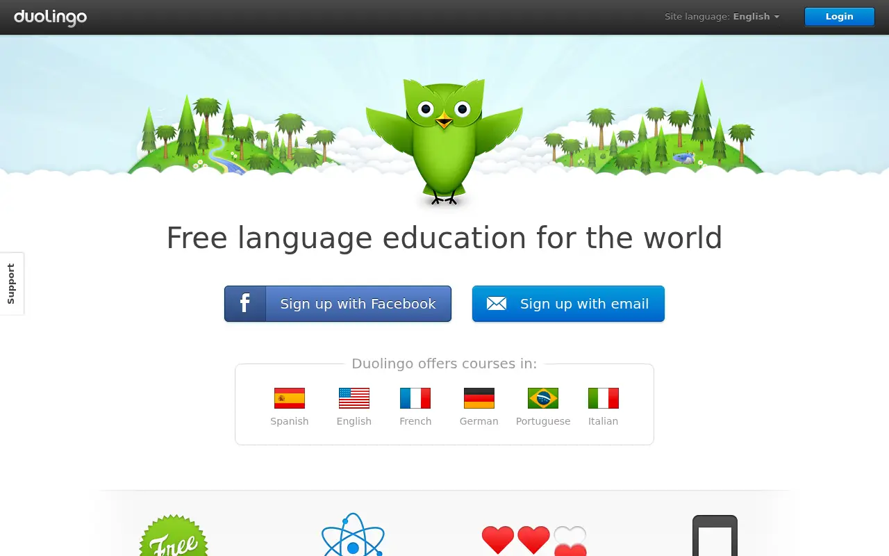 duolingo.com in 2013