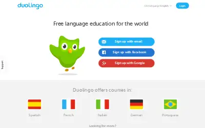 duolingo.com in 2014