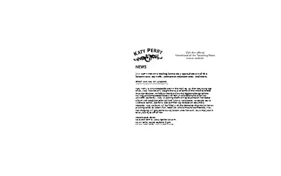 katyperry.com in 2006