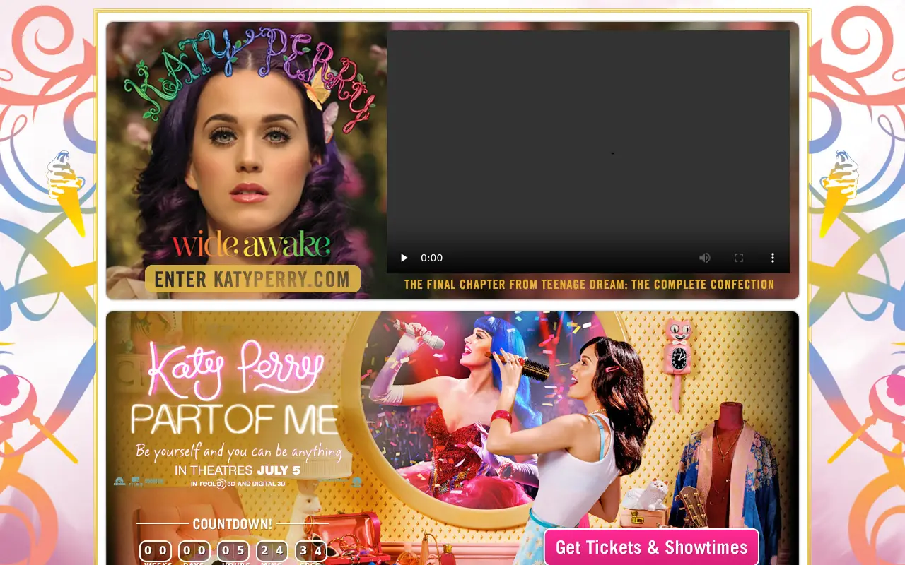 katyperry.com on July 5, 2012