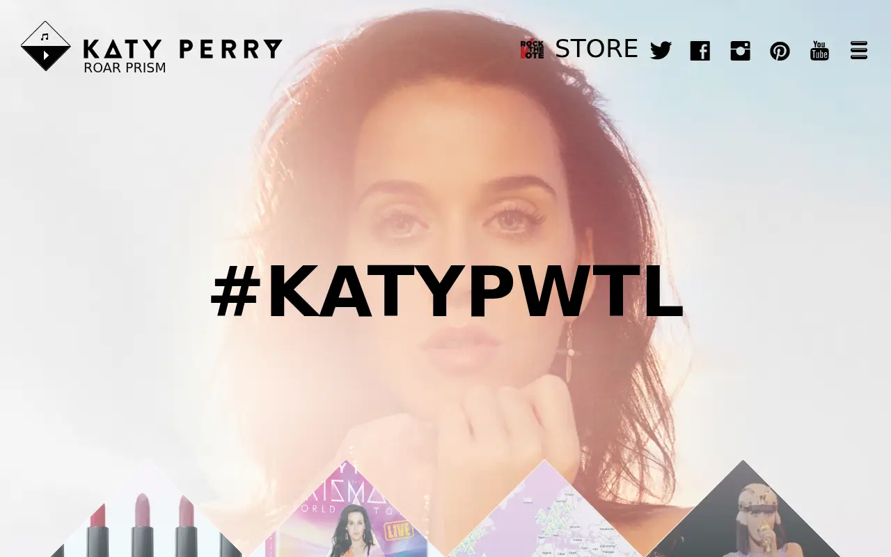 katyperry.com on July 2, 2016