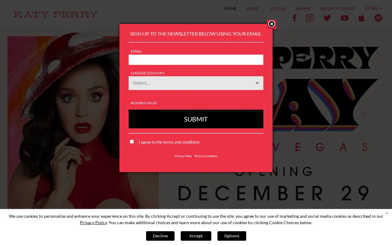 katyperry.com in 2021