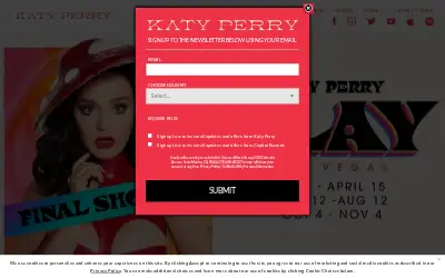katyperry.com in 2023