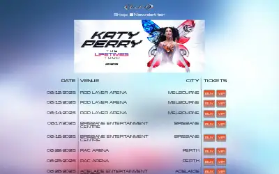 katyperry.com in 2025