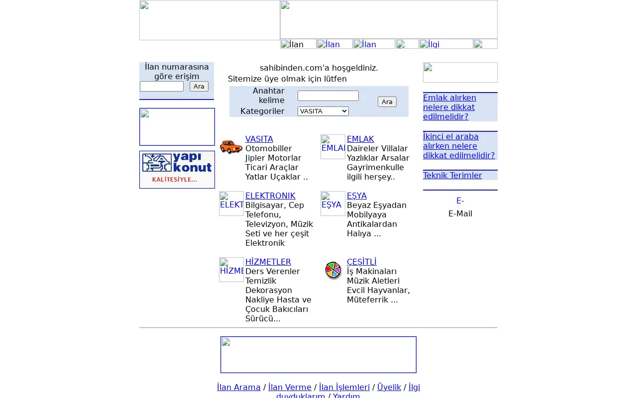 sahibinden.com in 2000