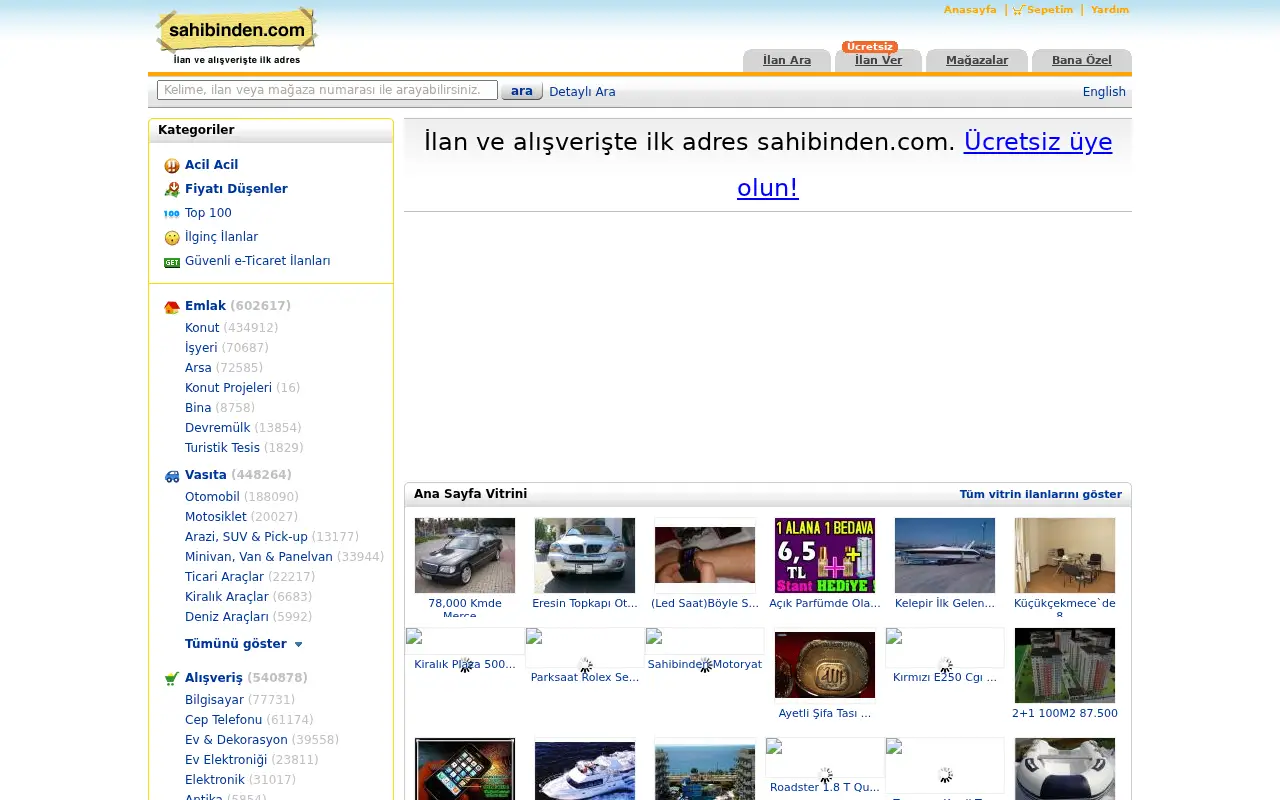 sahibinden.com in 2010