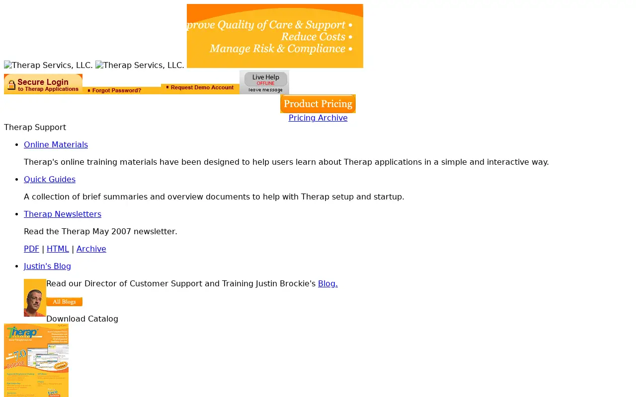 therapservices.net in 2007