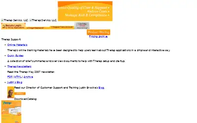 therapservices.net in 2007