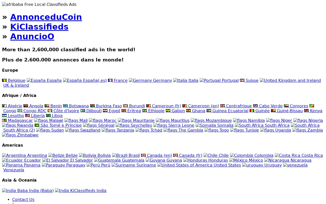 afribaba.com in 2010