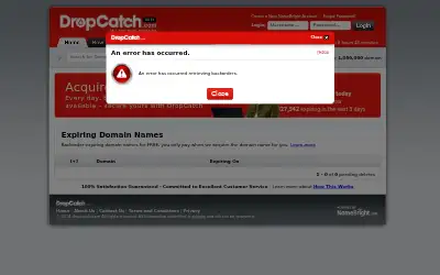 dropcatch.com in 2014