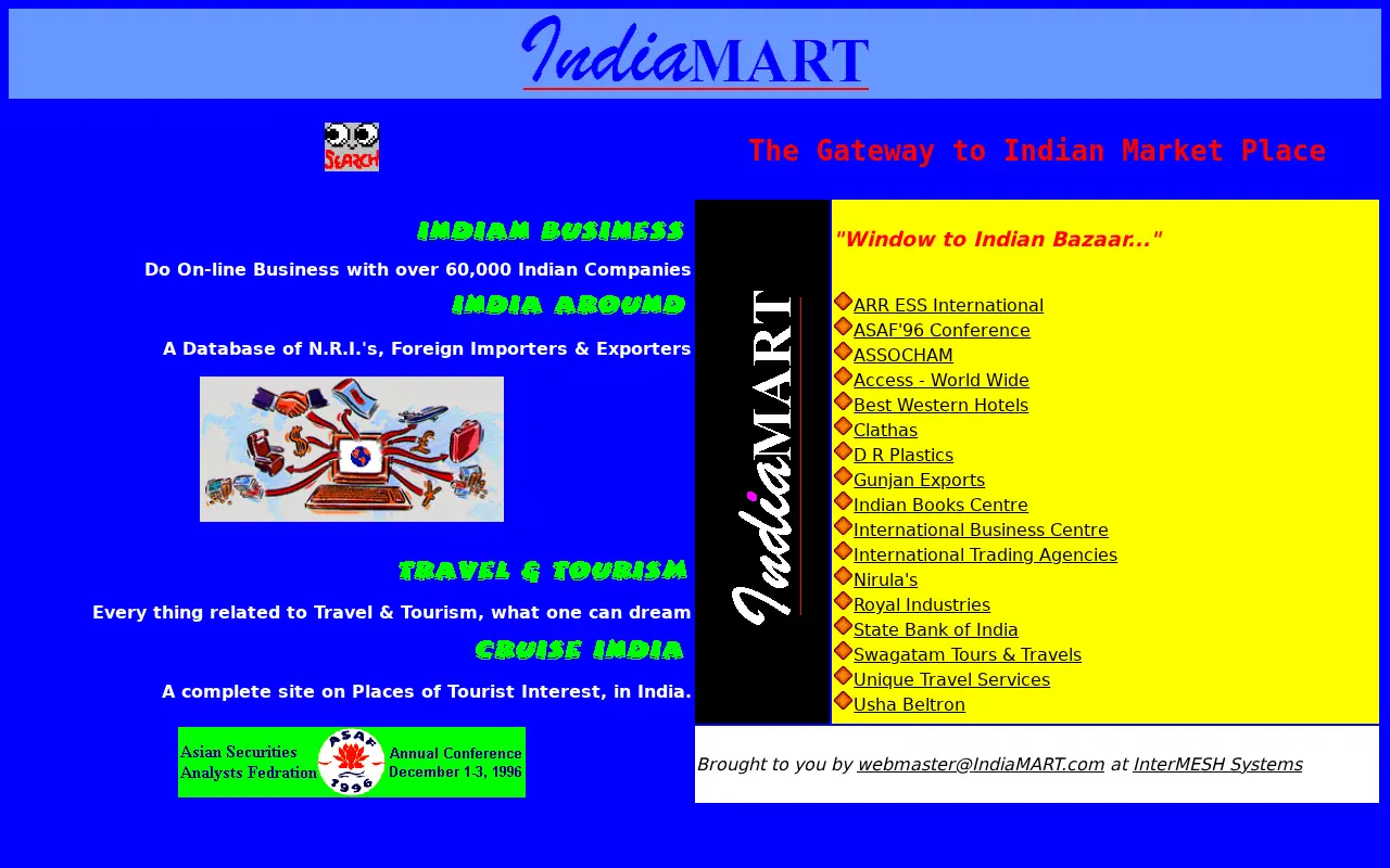 indiamart.com in 1996