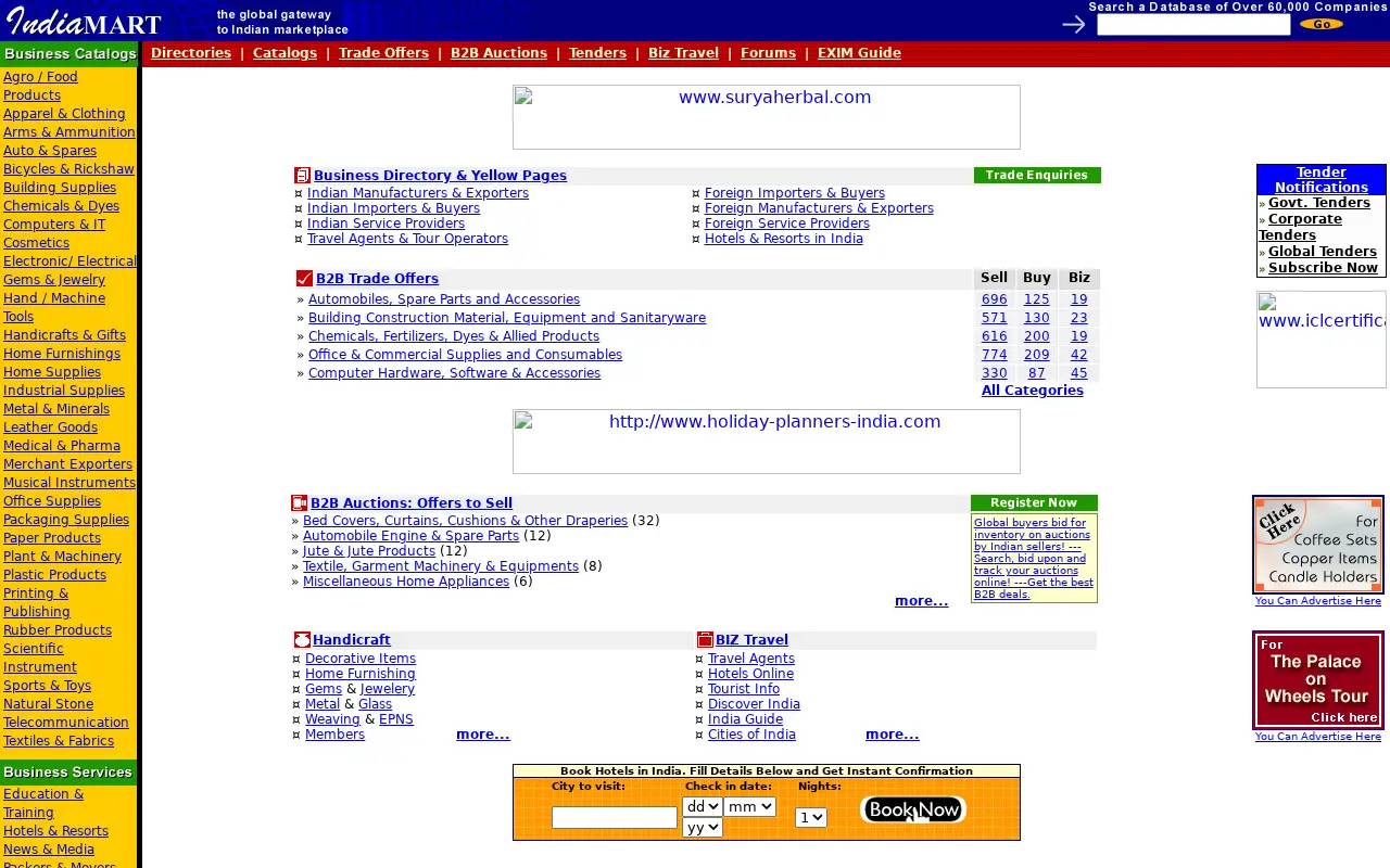 indiamart.com on July 18, 2002
