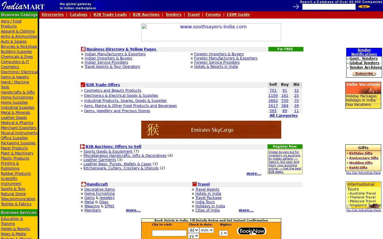 indiamart.com on June 23, 2003