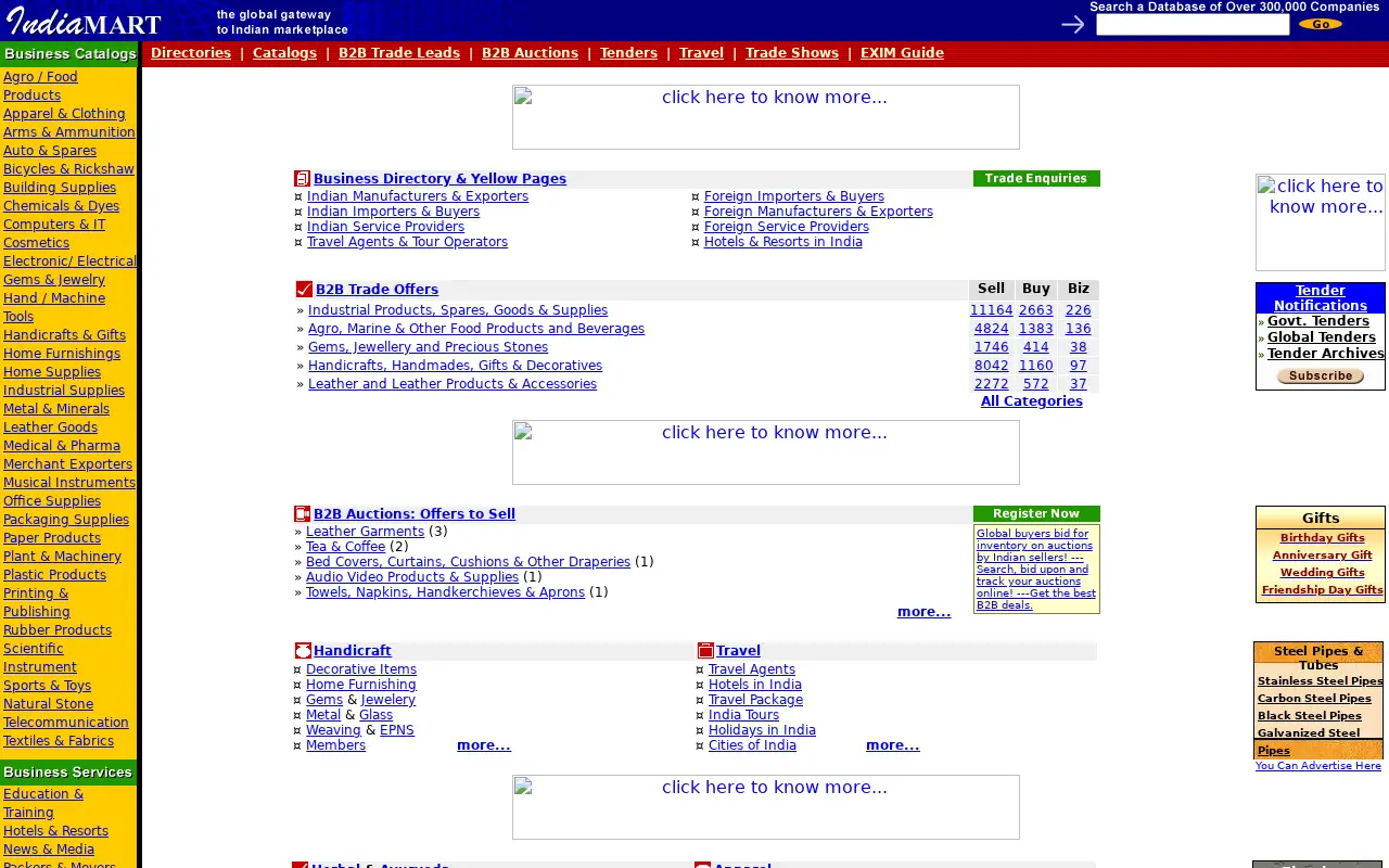 indiamart.com in 2004