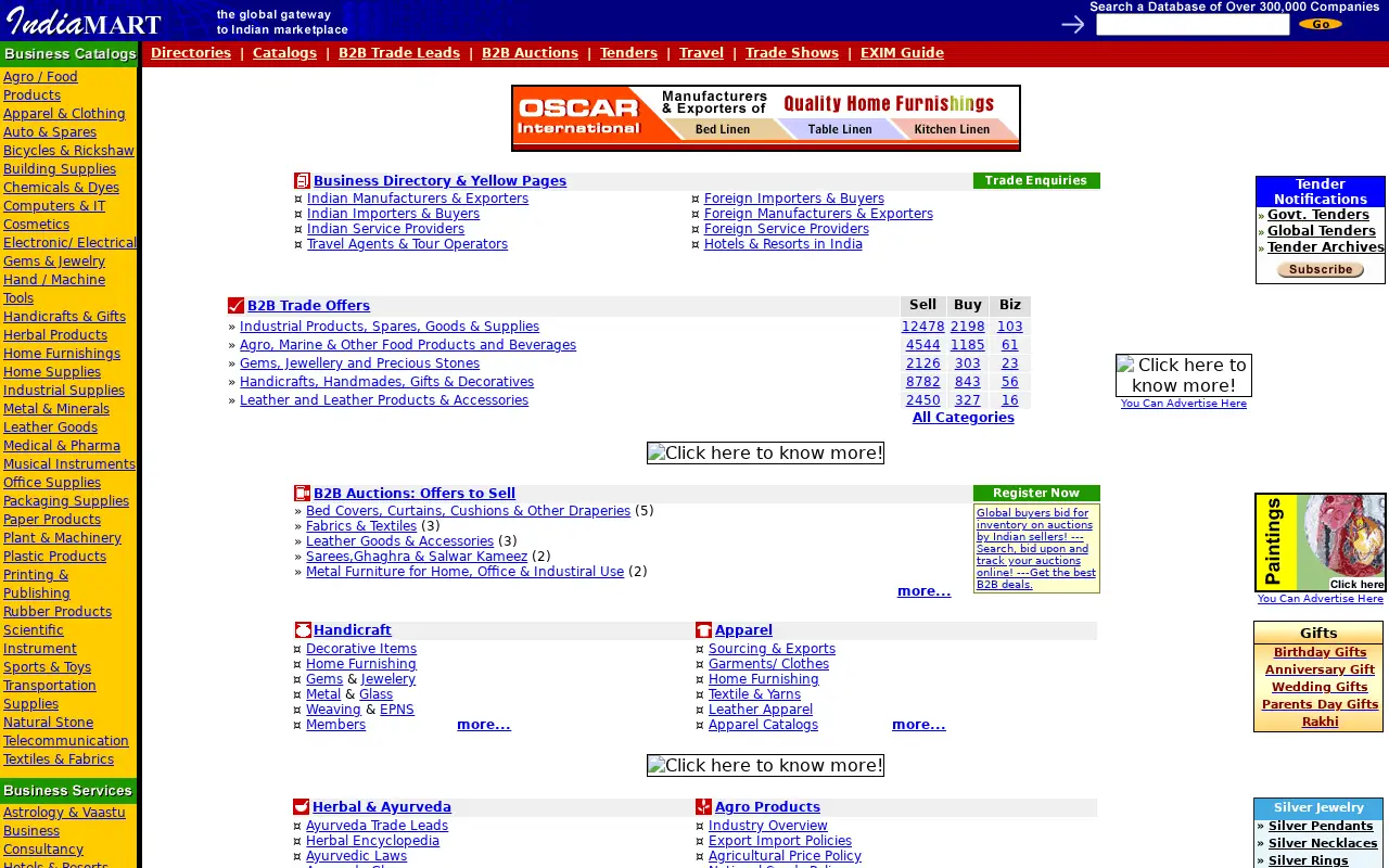 indiamart.com in 2005