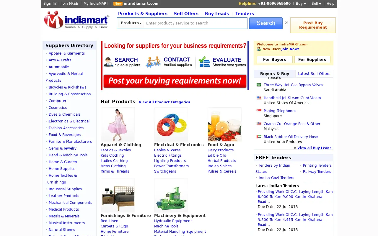 indiamart.com in 2013
