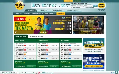 nesine.com in 2014