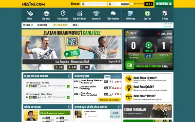 nesine.com in 2018