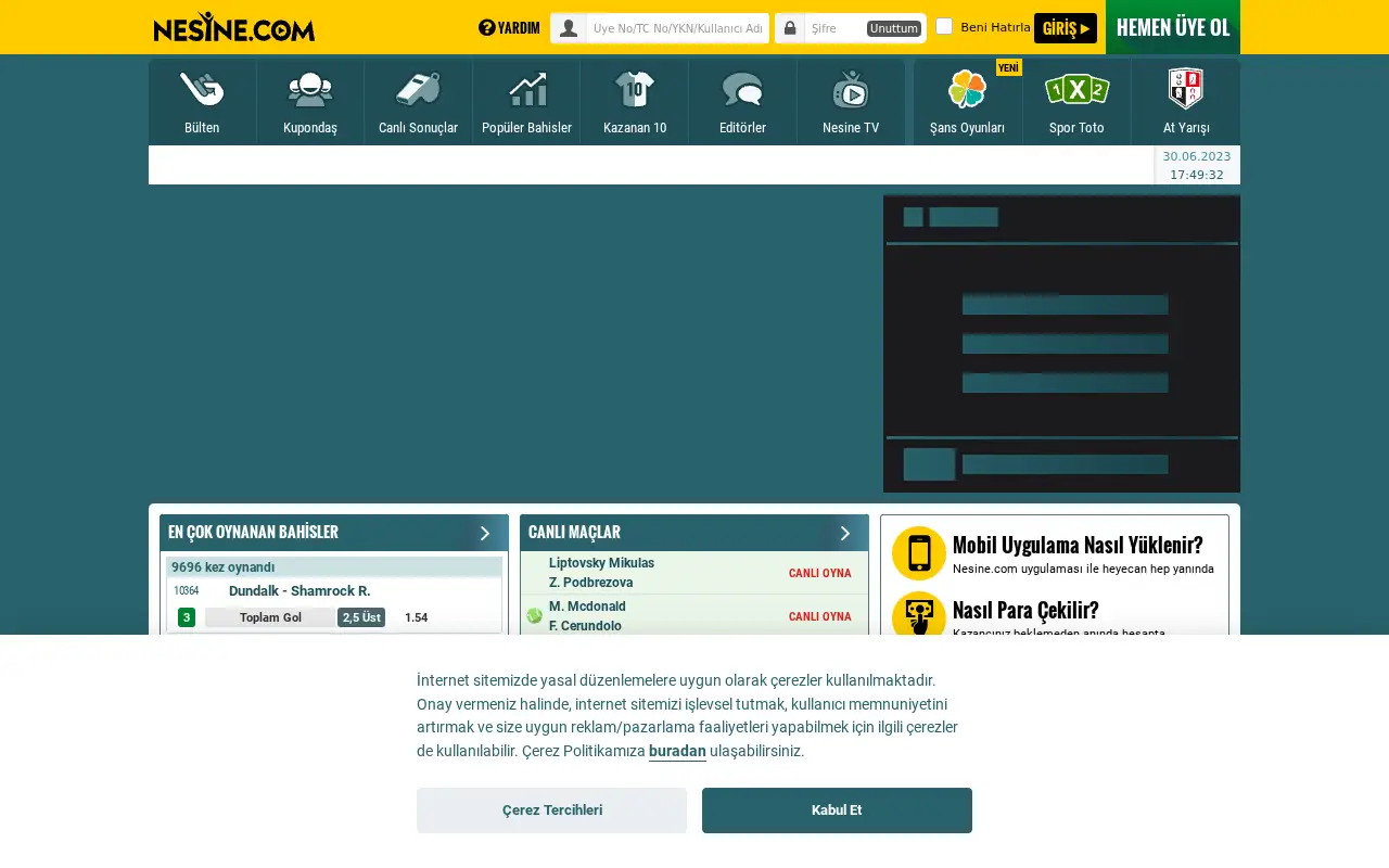 nesine.com in 2023