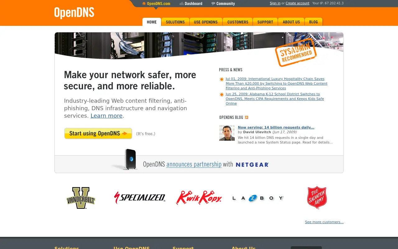 opendns.com in 2009