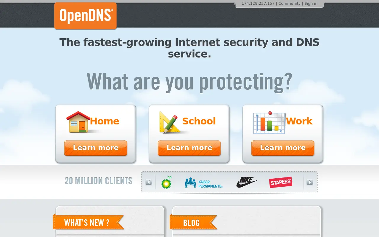 opendns.com on June 29, 2011
