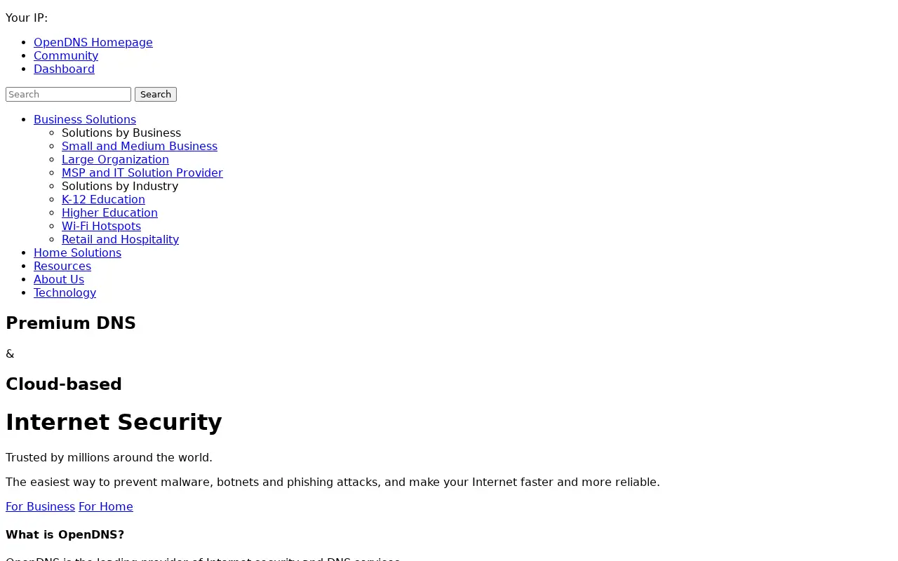 opendns.com on July 1, 2012