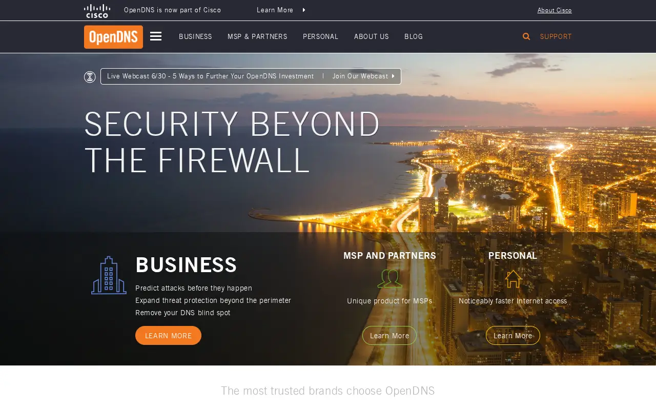 opendns.com on June 29, 2016