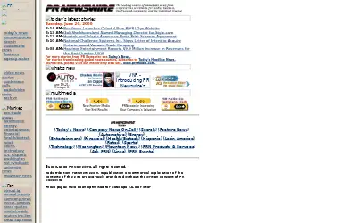 prnewswire.com in 2000