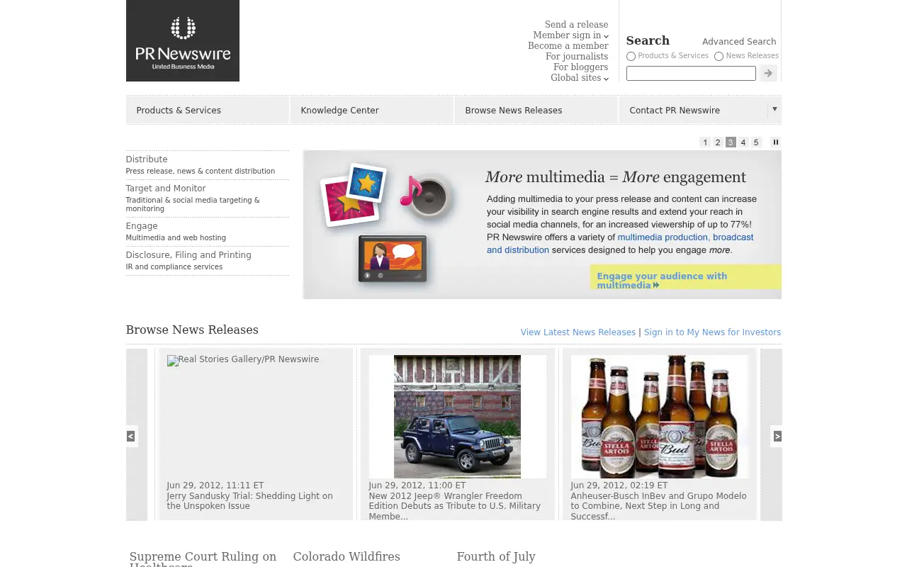 prnewswire.com on June 30, 2012