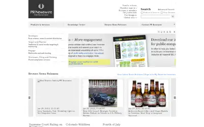 prnewswire.com in 2012
