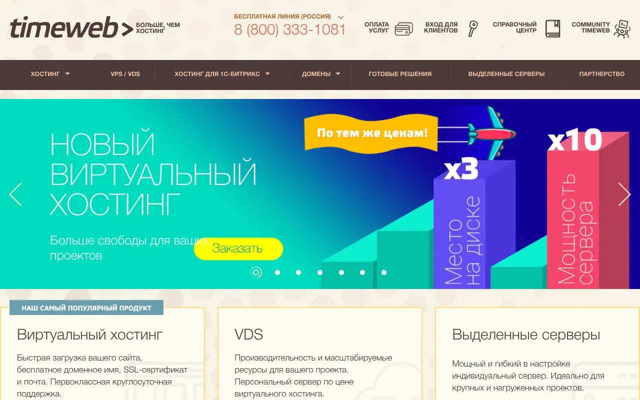 timeweb.ru in 2020