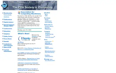 acm.org in 2000
