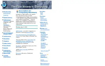 acm.org in 2001