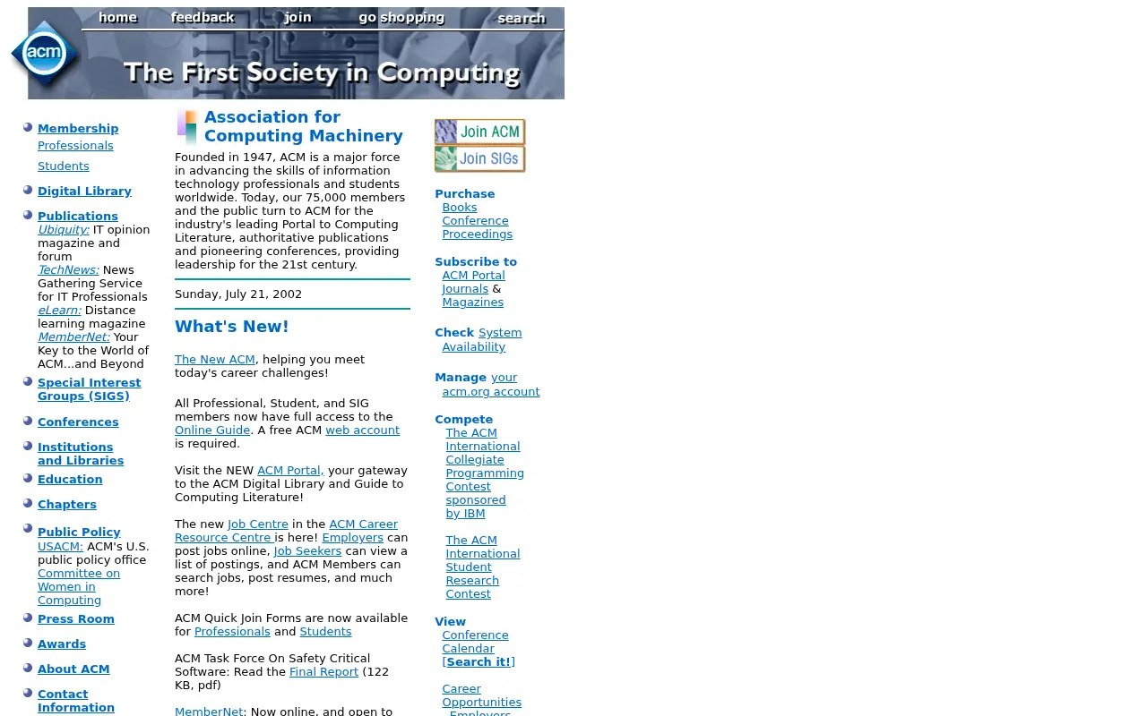 acm.org in 2002