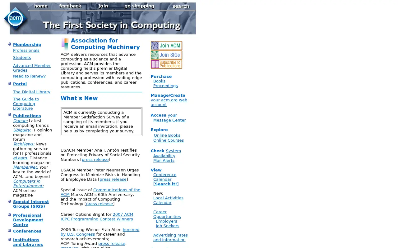 acm.org in 2007