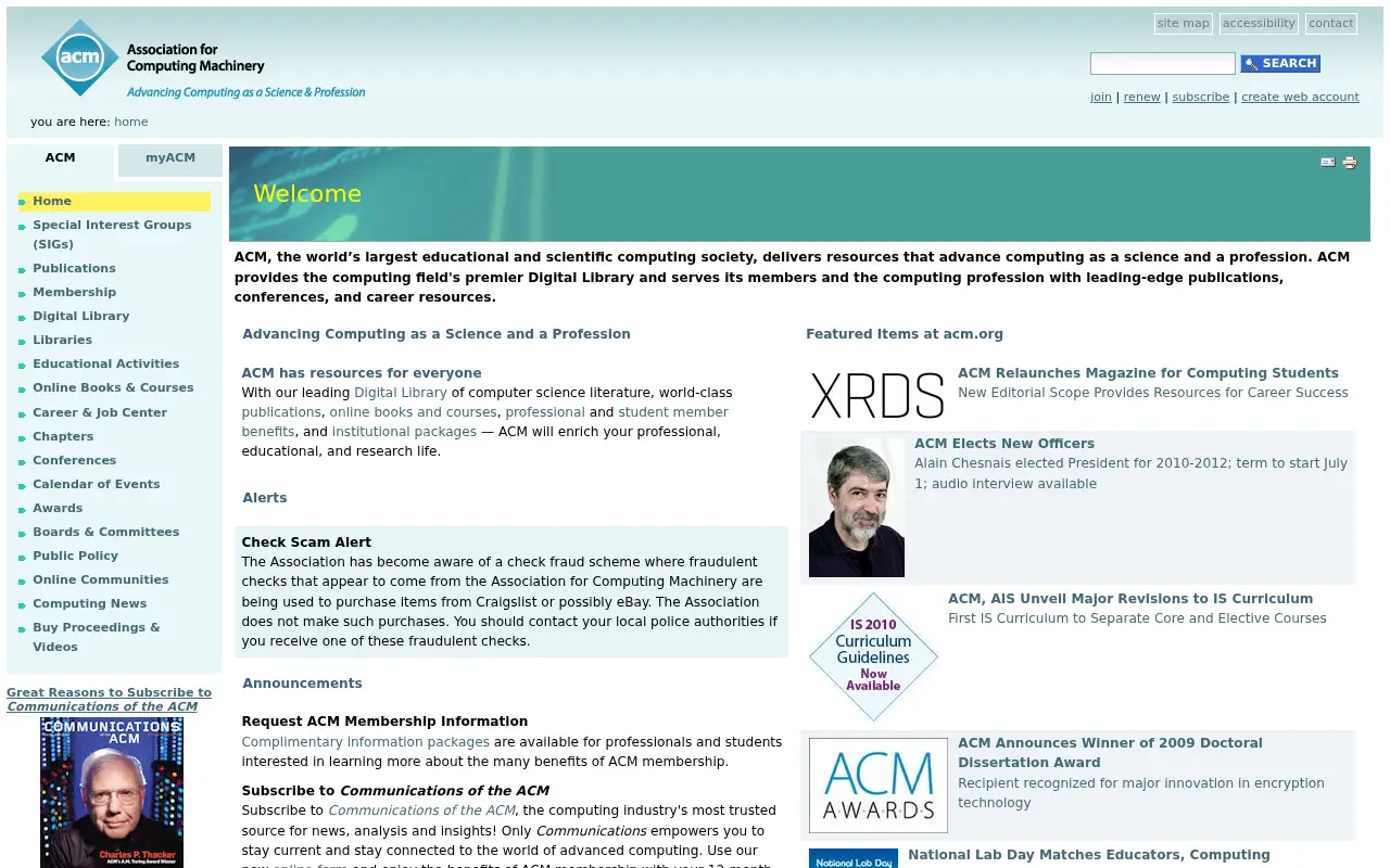 acm.org in 2010