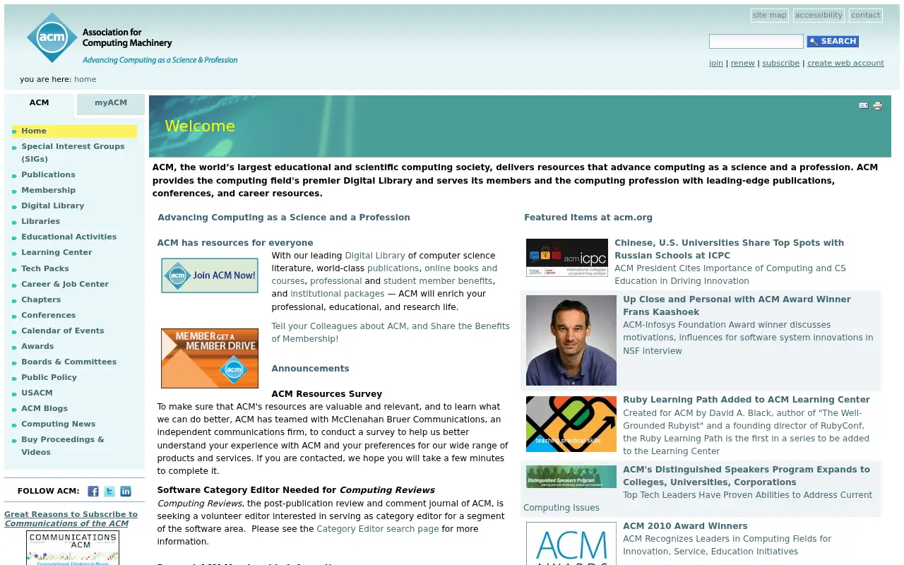 acm.org in 2011
