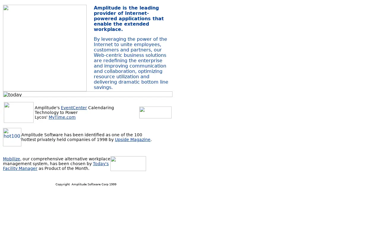amplitude.com in 1999