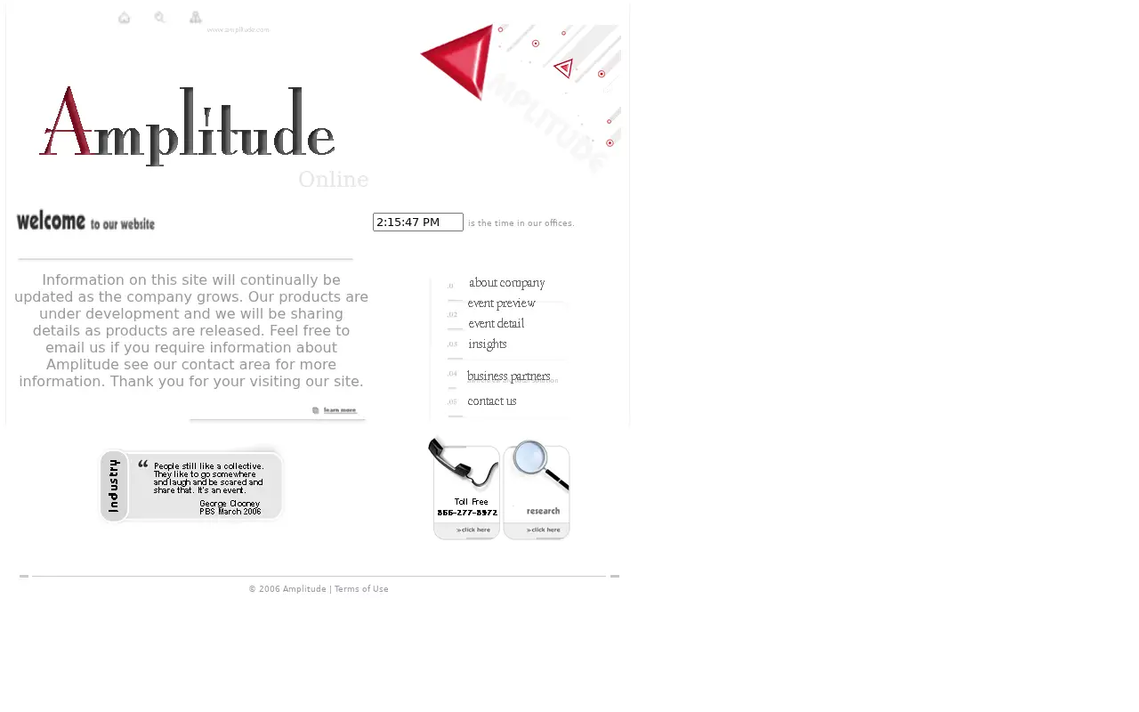 amplitude.com in 2007